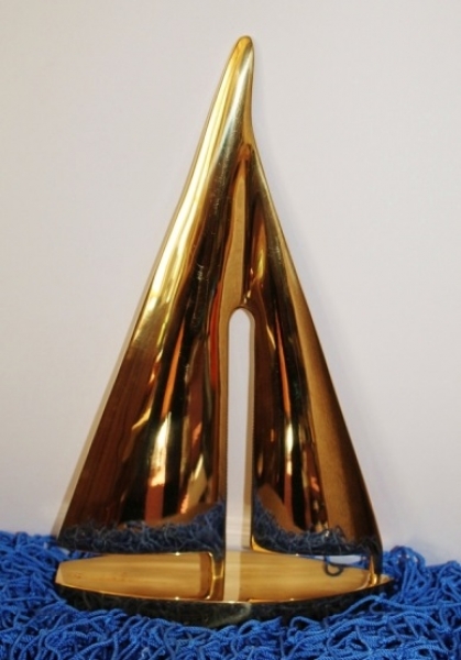 Deko-Modell einer Segel-Yacht ca. 20 x 31 cm